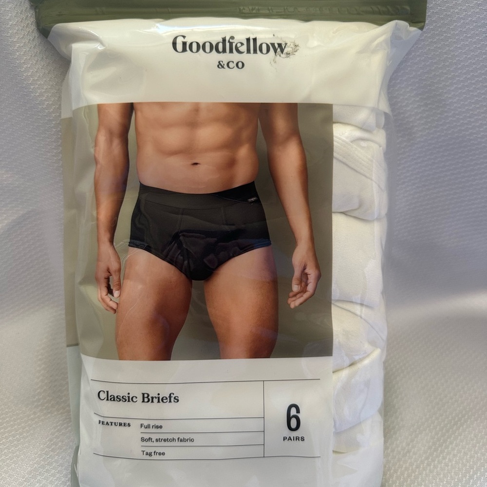 Goodfellow & Co Men's Classic Briefs - White Pack